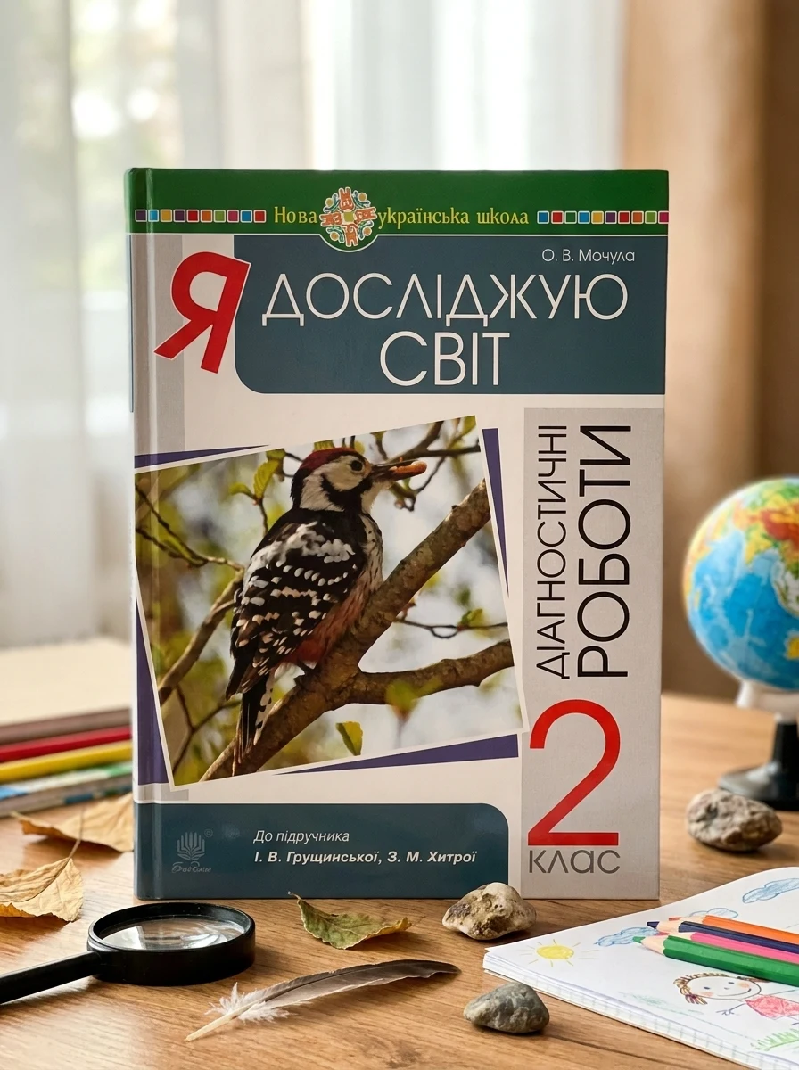 Я досліджую світ. 2 клас. Діагностичні роботи — Ольга Мочула, обкладинка
