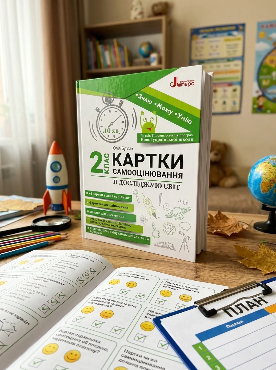 Я досліджую світ. 2 клас. Картки самооцінювання — Дитяча література