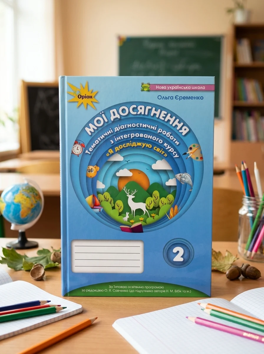 Я досліджую світ 2 клас. Мої досягнення. Тематичні діагностичні роботи з інтегрованого курсу — Вивчення мов