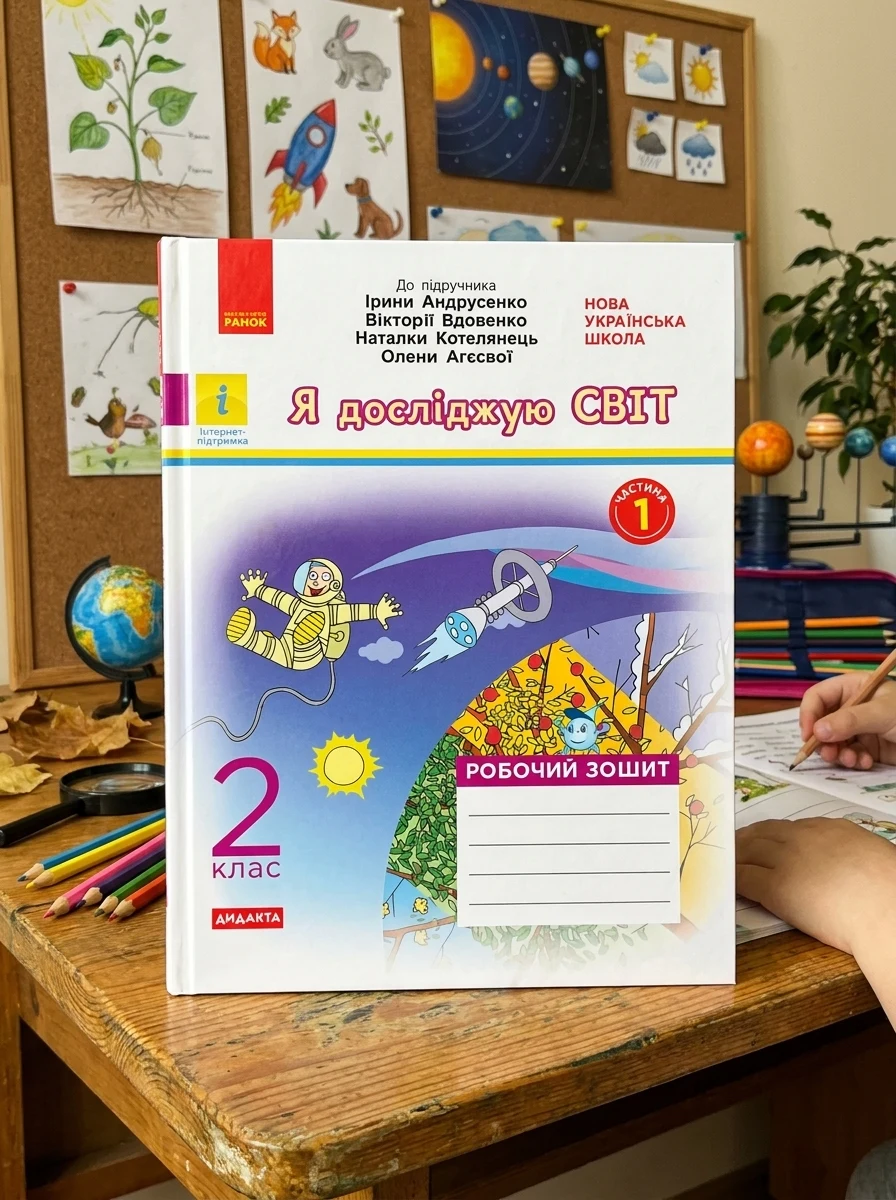Я досліджую світ. 2 клас. Робочий зошит. Частина 1 — Вивчення мов