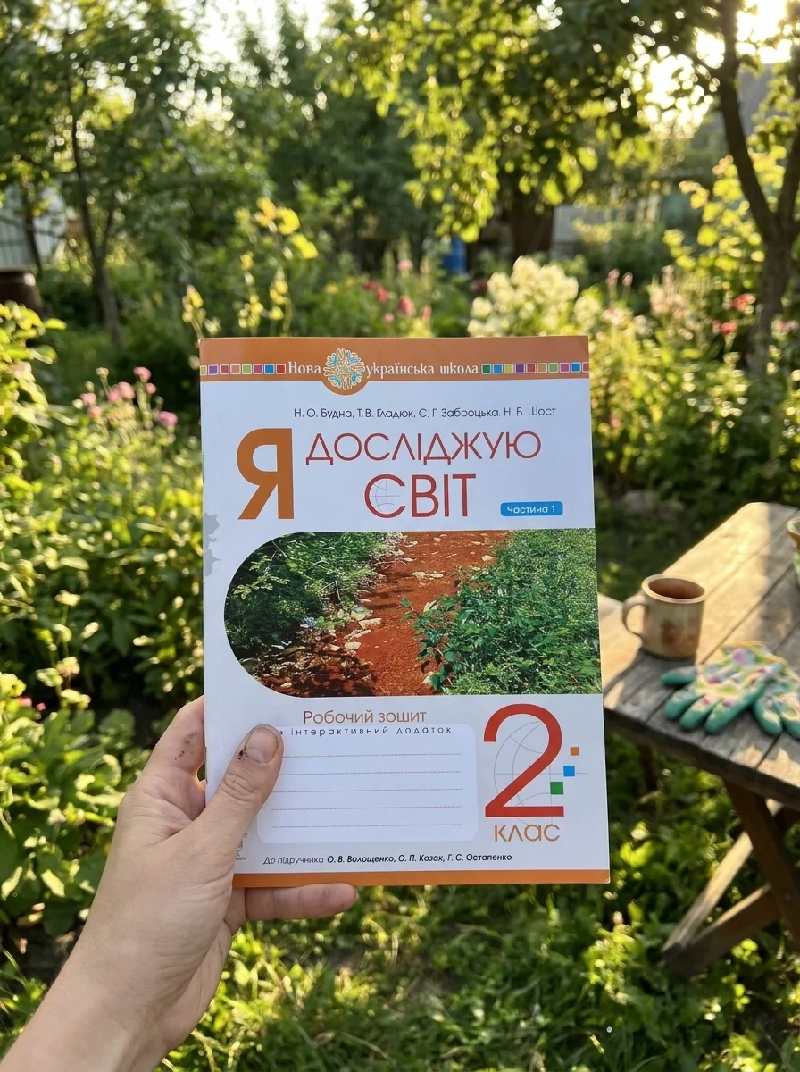 Я досліджую світ. 2 клас. Робочий зошит. Частина 1 — Наталія Шост, обкладинка