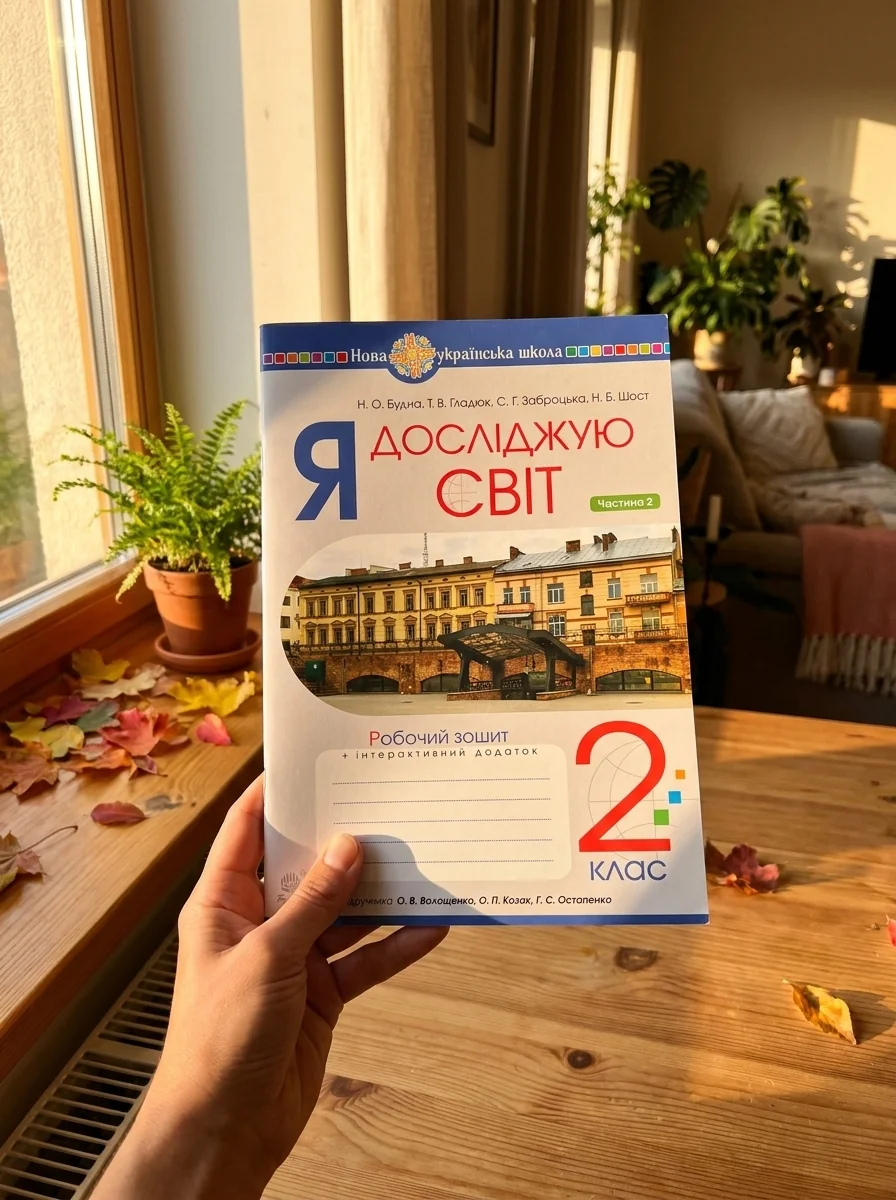 Я досліджую світ. 2 клас. Робочий зошит. Частина 2 — Наталя Будна, обкладинка
