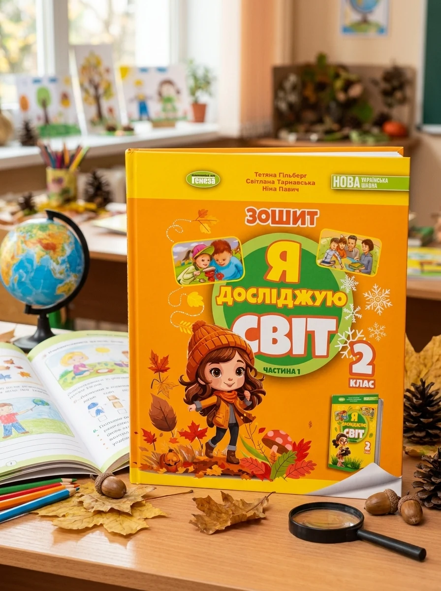 Я досліджую світ. 2 клас. Робочий зошит з інтегрованого курсу. Частина 1 — Вивчення мов