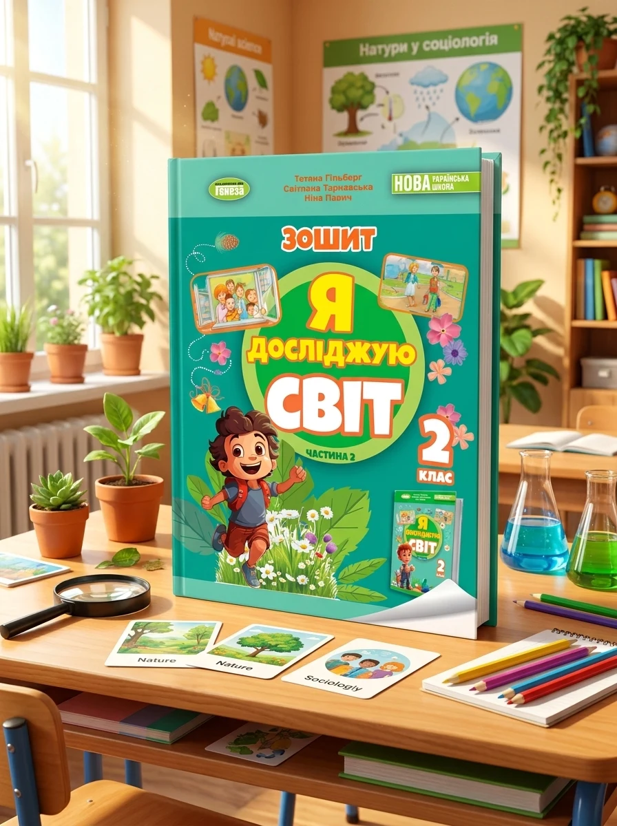 Я досліджую світ. 2 клас. Робочий зошит з інтегрованого курсу. Частина 2 — Вивчення мов