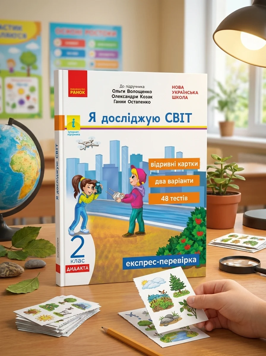 Я досліджую світ. 2 клас. Відривні картки до підручника О. Волощенко, О. Козак, Г. Остапенко — Вивчення мов
