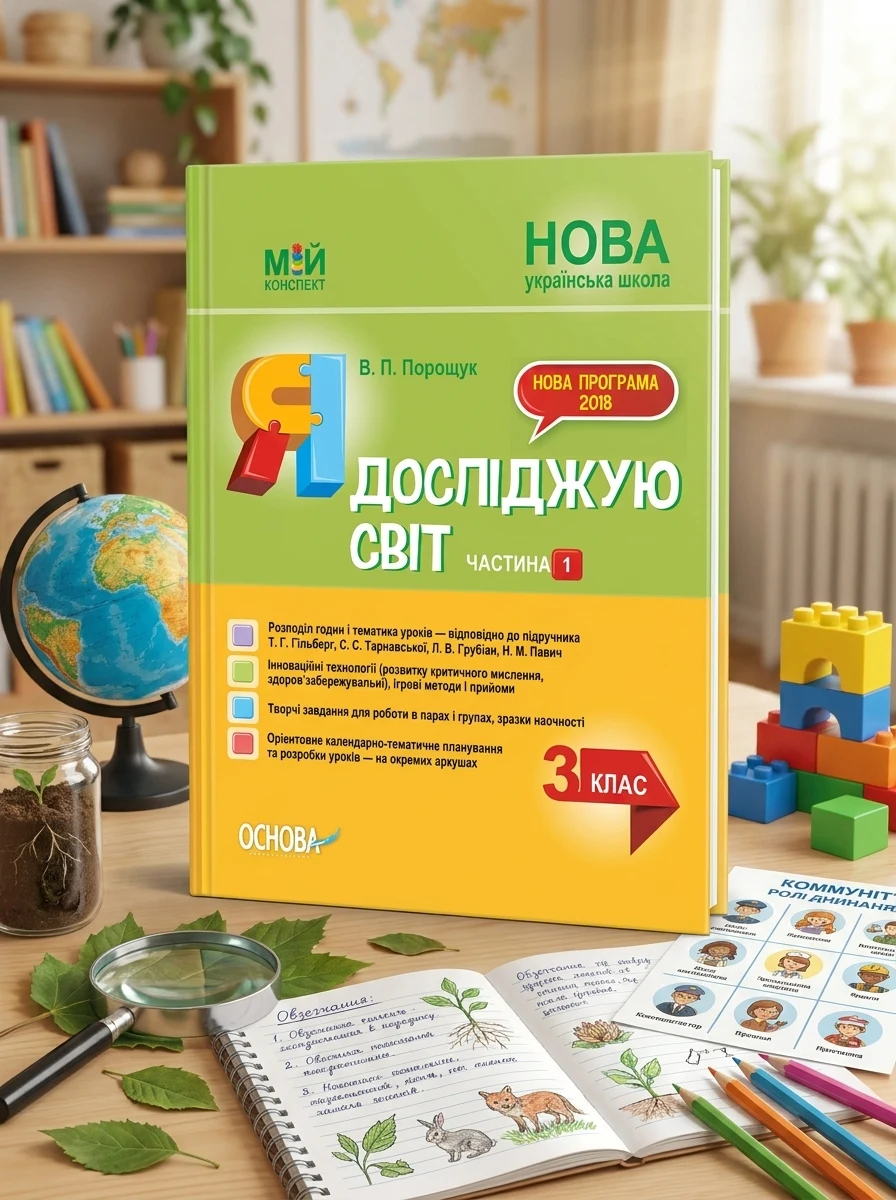 Я досліджую світ. 3 клас. Частина 1 (за підручником Т. Г. Гільберг, С. С. Тарнавської, Н. М. Павич) — Дитяча література