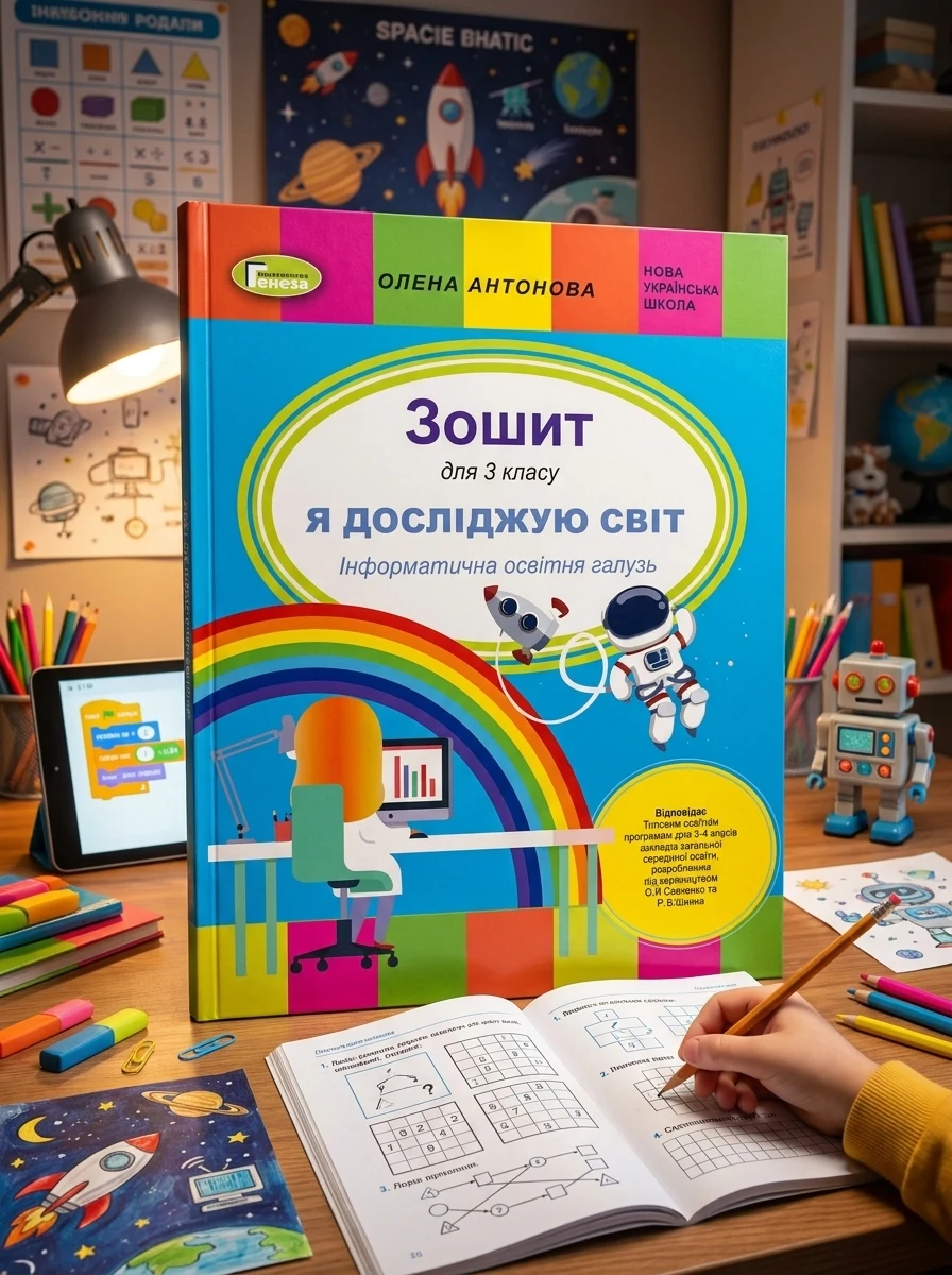 Я досліджую світ 3 клас. Інформатична освітня галузь. Робочий зошит — Дитяча література