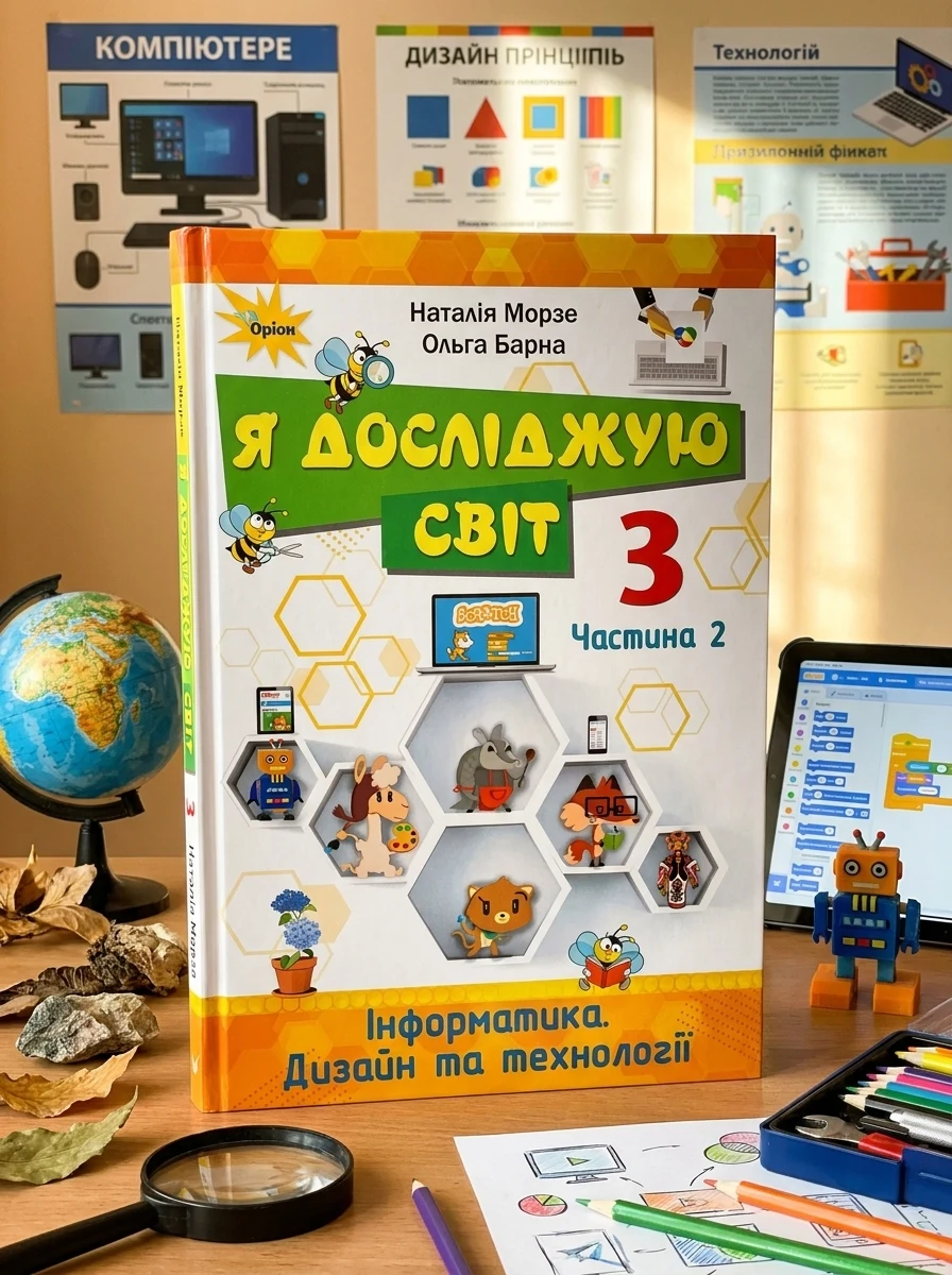 Я досліджую світ 3 клас. Інформатика. Дизайн та технології. Частина 2 — Вивчення мов