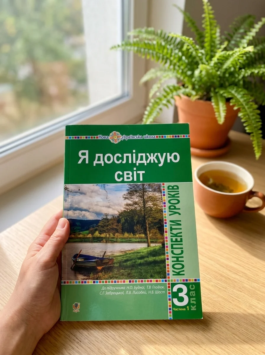Я досліджую світ. 3 клас. Конспекти уроків. Частина 1 — Наталія Шост, обкладинка
