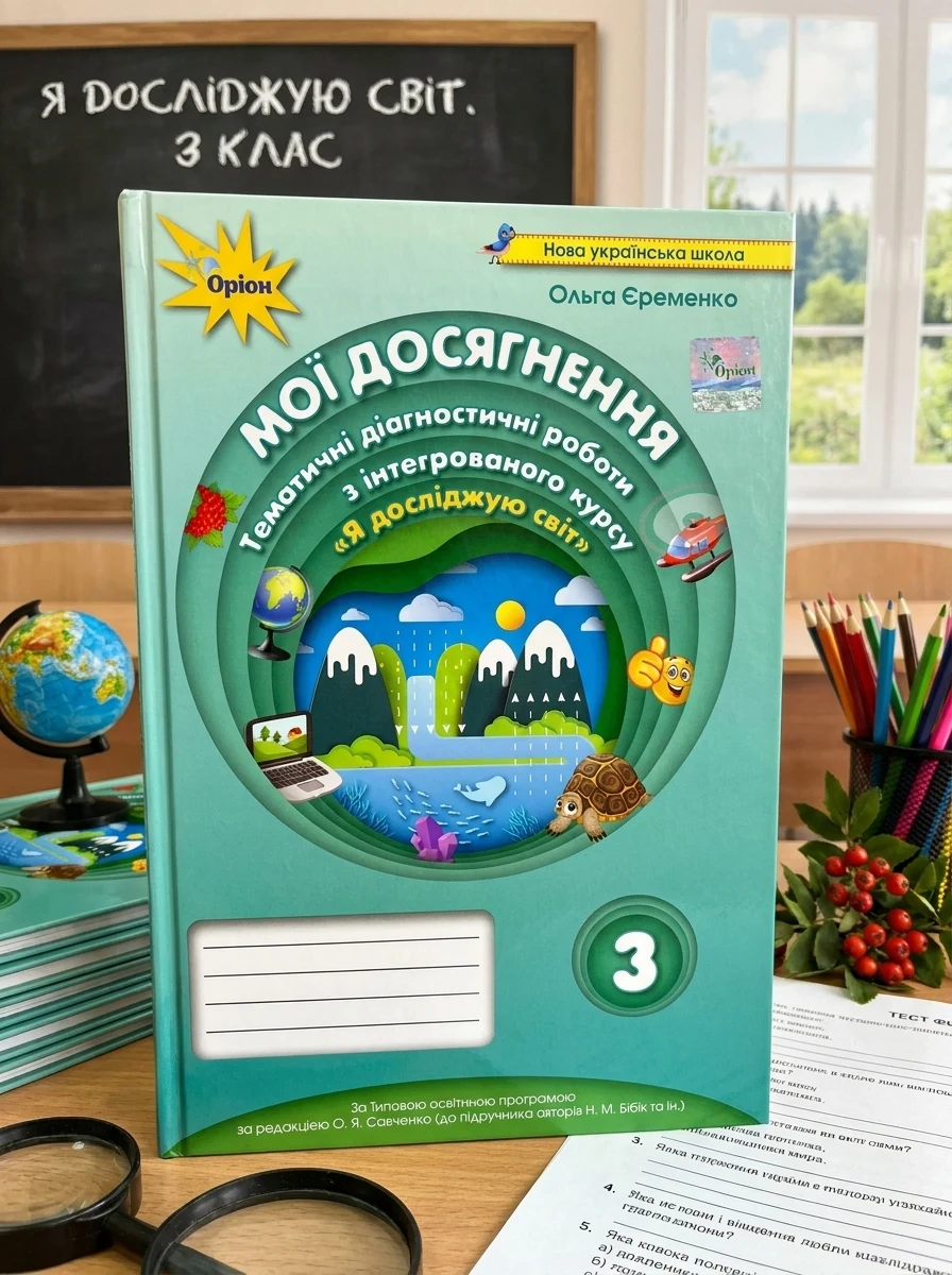 Я досліджую світ. 3 клас. Мої досягнення. Тематичні діагностичні роботи з інтегрованого курсу — Вивчення мов