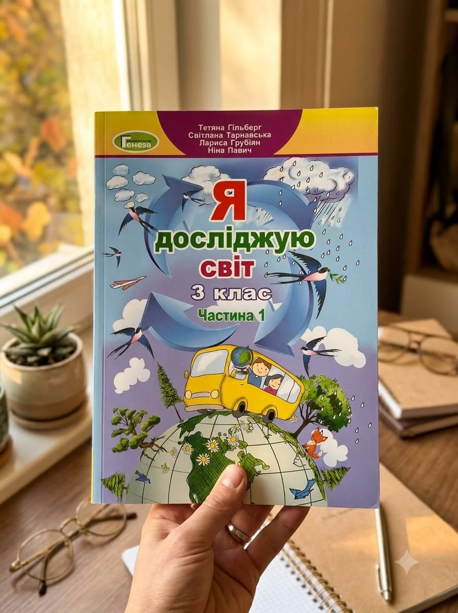 Я досліджую світ 3 клас. Підручник. Частина 1 — Тетяна Гильберг, обкладинка