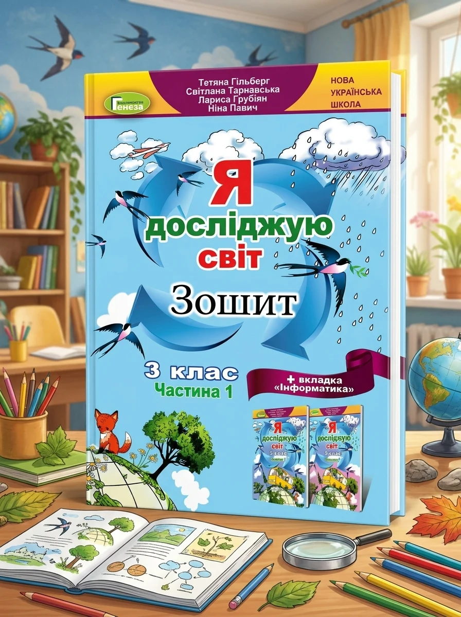 Я досліджую світ 3 клас. Робочий зошит. Частина 1 — Дитяча література