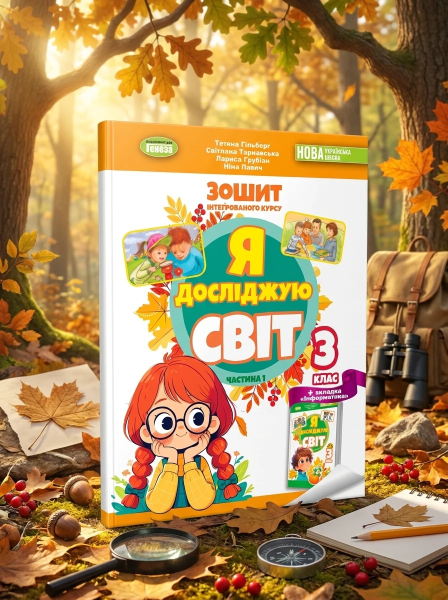 Я досліджую світ 3 клас. Робочий зошит з інтегрованого курсу. Частина 1 — Вивчення мов