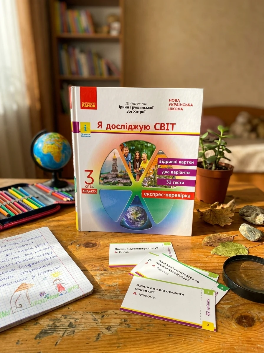 Я досліджую світ. 3 клас. Відривні картки до підручника І. Грущинської, З. Хитрої