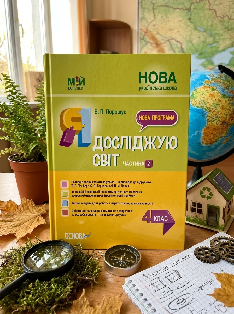Я досліджую світ. 4 клас. Частина 2 (за підручником Т. Г. Гільберг, С. С. Тарнавської, Н. М. Павич) — Вивчення мов