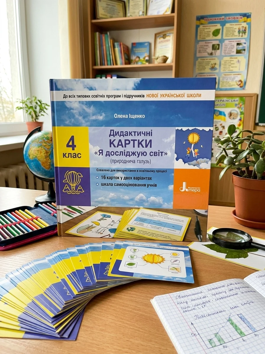 Я досліджую світ. 4 клас. Дидактичні картки — Дитяча література
