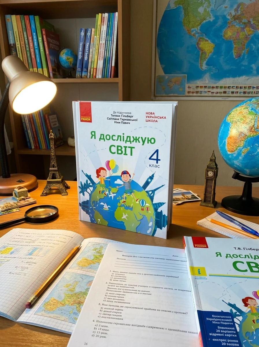 Я досліджую світ. 4 клас. Експрес-перевірка до підручника Гільберг Т.В. — Вивчення мов