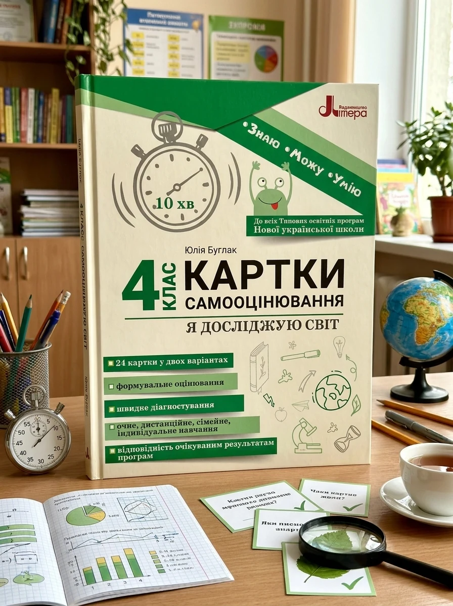 Я досліджую світ. 4 клас. Картки самооцінювання — Дитяча література