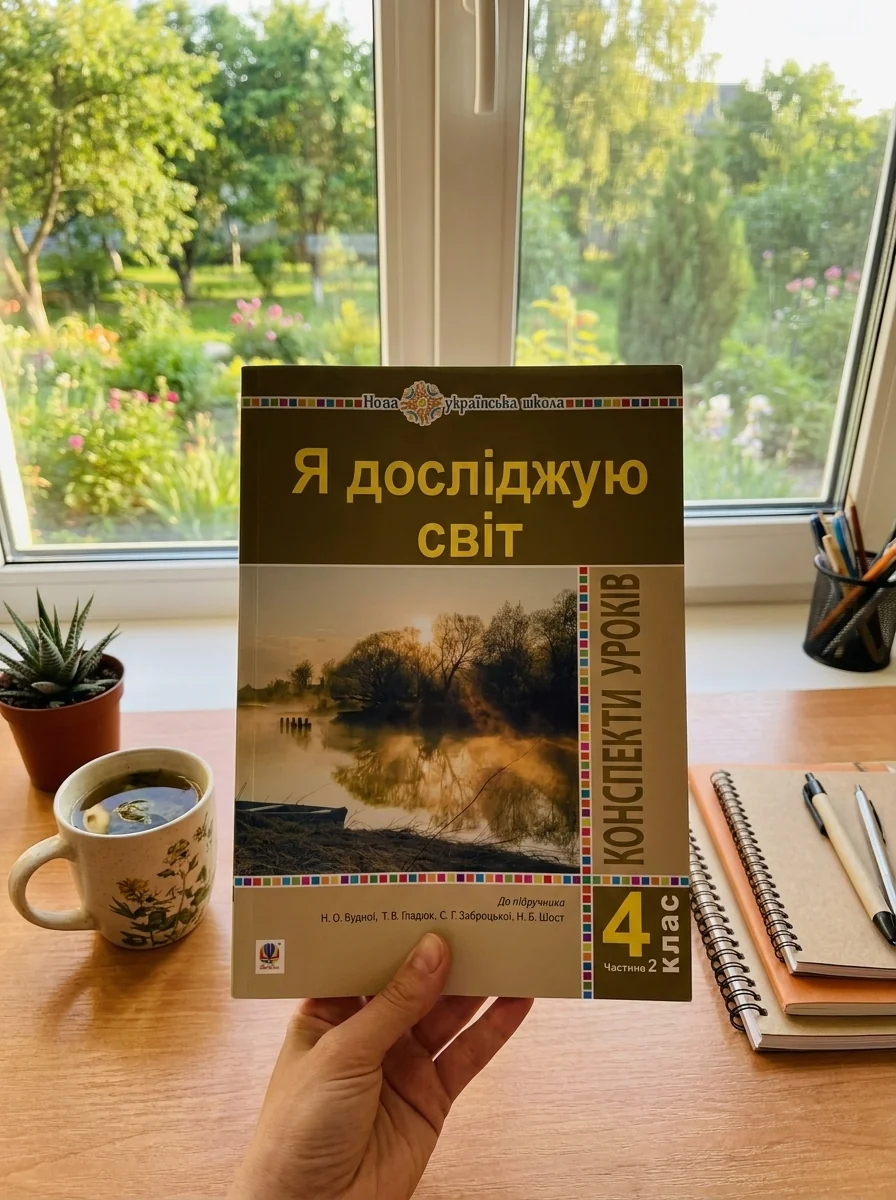 Я досліджую світ. 4 клас. Конспекти уроків. Частина 2 — Наталія Шост, обкладинка
