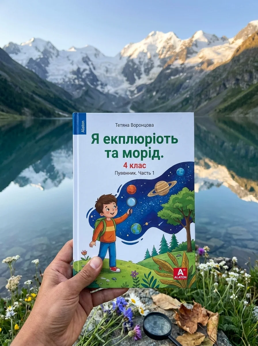 Я досліджую світ. 4 клас. Підручник. Частина 1 — Тетяна Воронцова, обкладинка