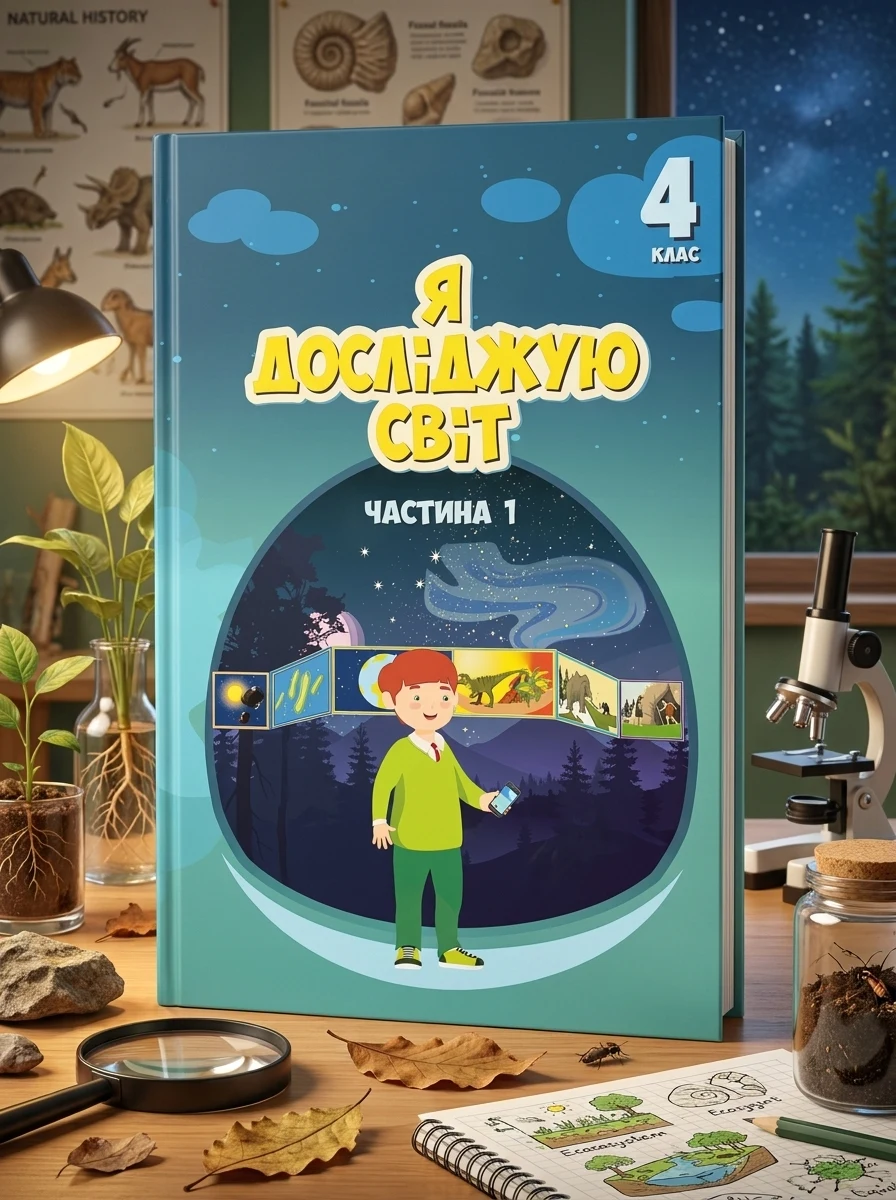 Я досліджую світ. 4 клас. Підручник. Частина 1 — Дитяча література