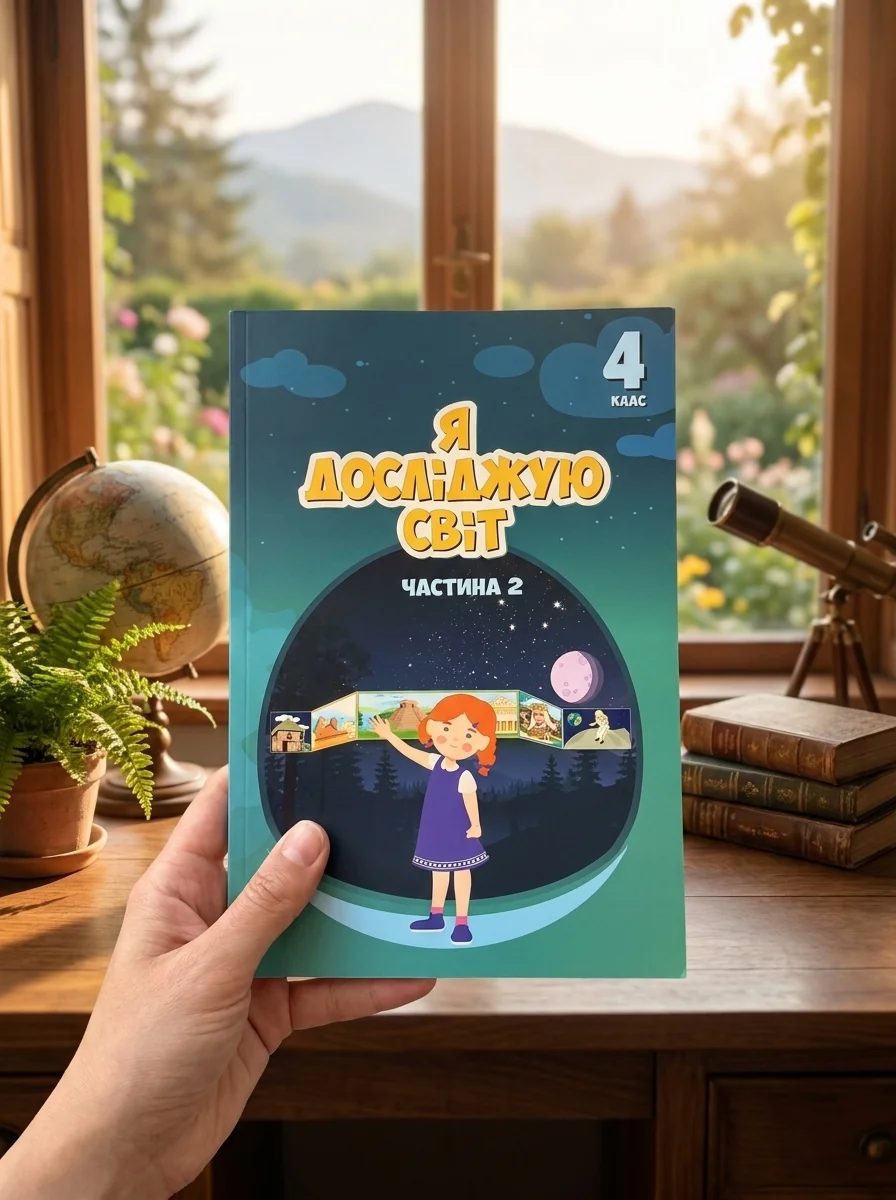 Я досліджую світ. 4 клас. Підручник. Частина 2 — Тетяна Воронцова, обкладинка