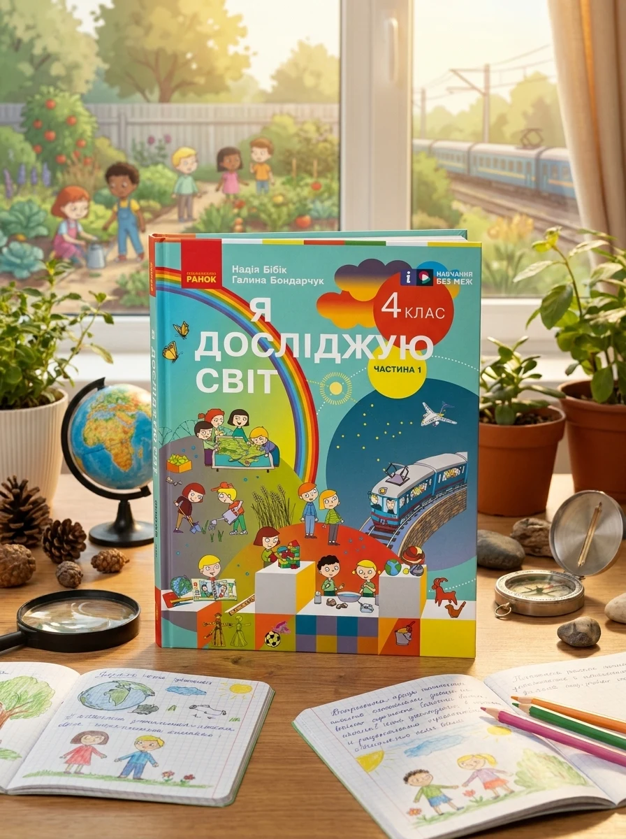 Я досліджую світ. 4 клас. Підручник у 2-х частинах. Частина 1 — Вивчення мов