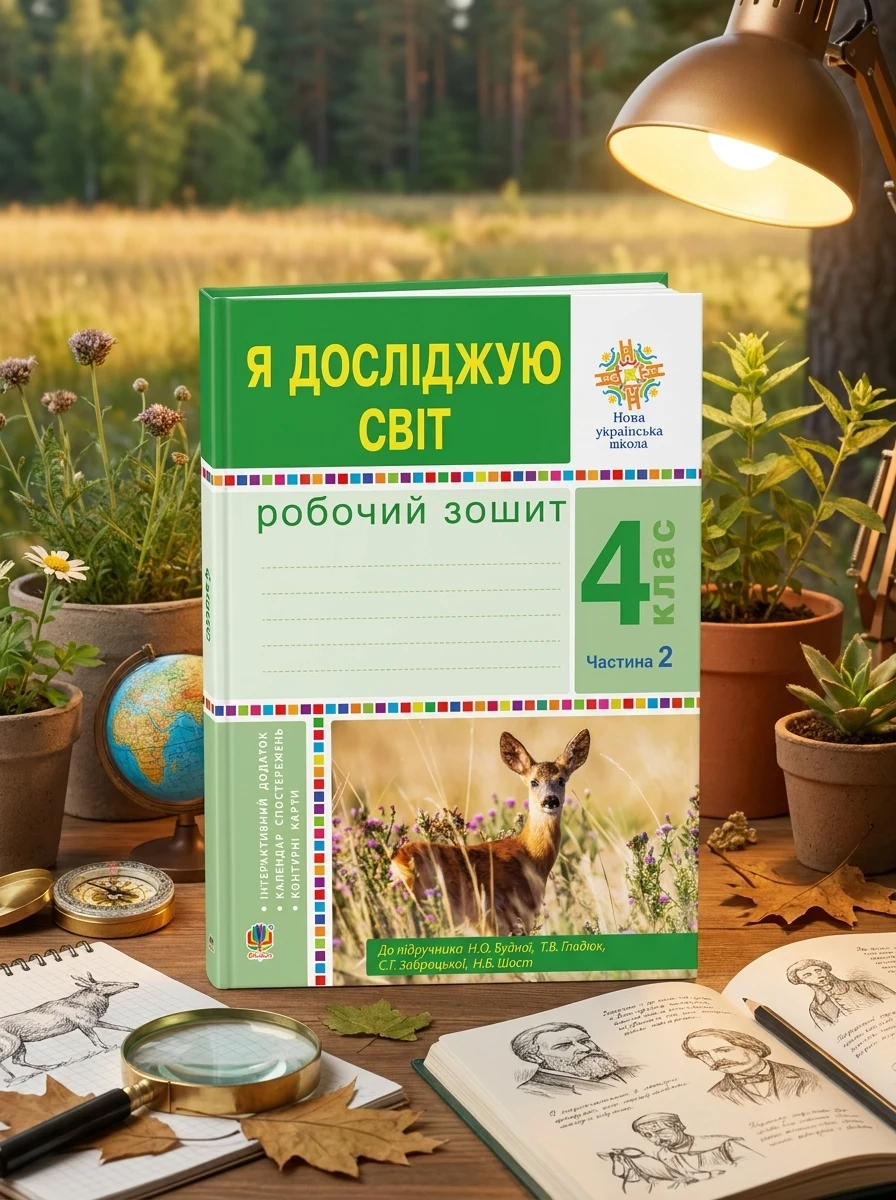 Я досліджую світ. 4 клас. Робочий зошит. Частина 2 — Дитяча література