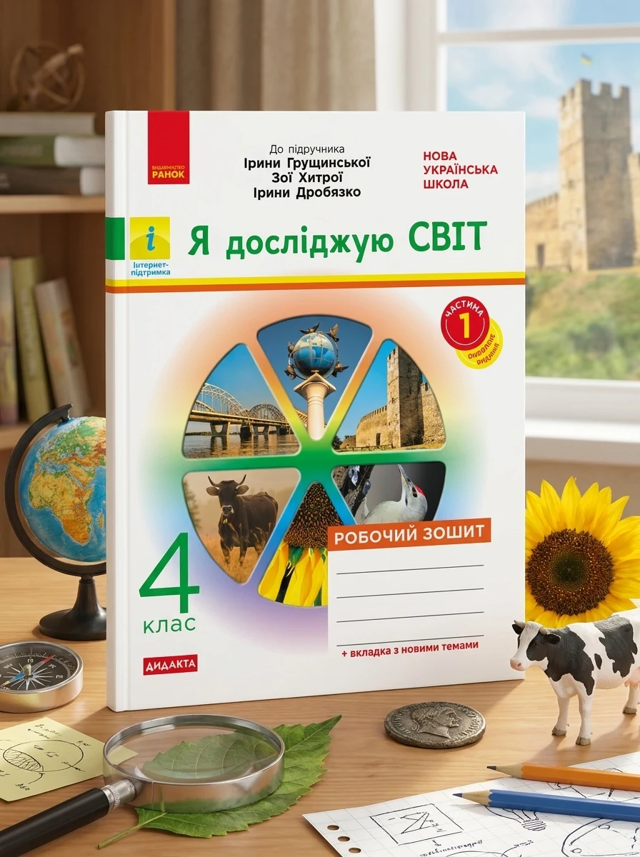 Я досліджую світ. 4 клас. Робочий зошит до підручника І. Грущинської, З. Хитрої, І. Дробязко. У 2-х частинах. Частина 1 — Дитяча література