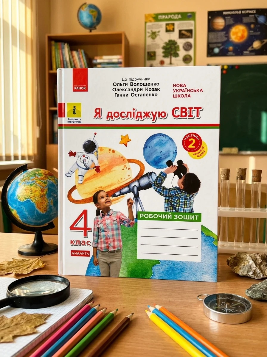 Я досліджую світ. 4 клас. Робочий зошит до підручника О. Волощенко, О. Козак, Г. Остапенко. У 2-х частинах. Частина 2 — Вивчення мов
