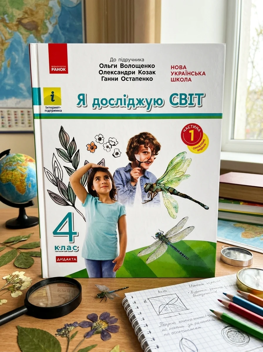 Я досліджую світ. 4 клас. Робочий зошит до підручника О. Волощенко, О. Козак, Г. Остапенко. У 2-х частинах. Частина 1 — Вивчення мов