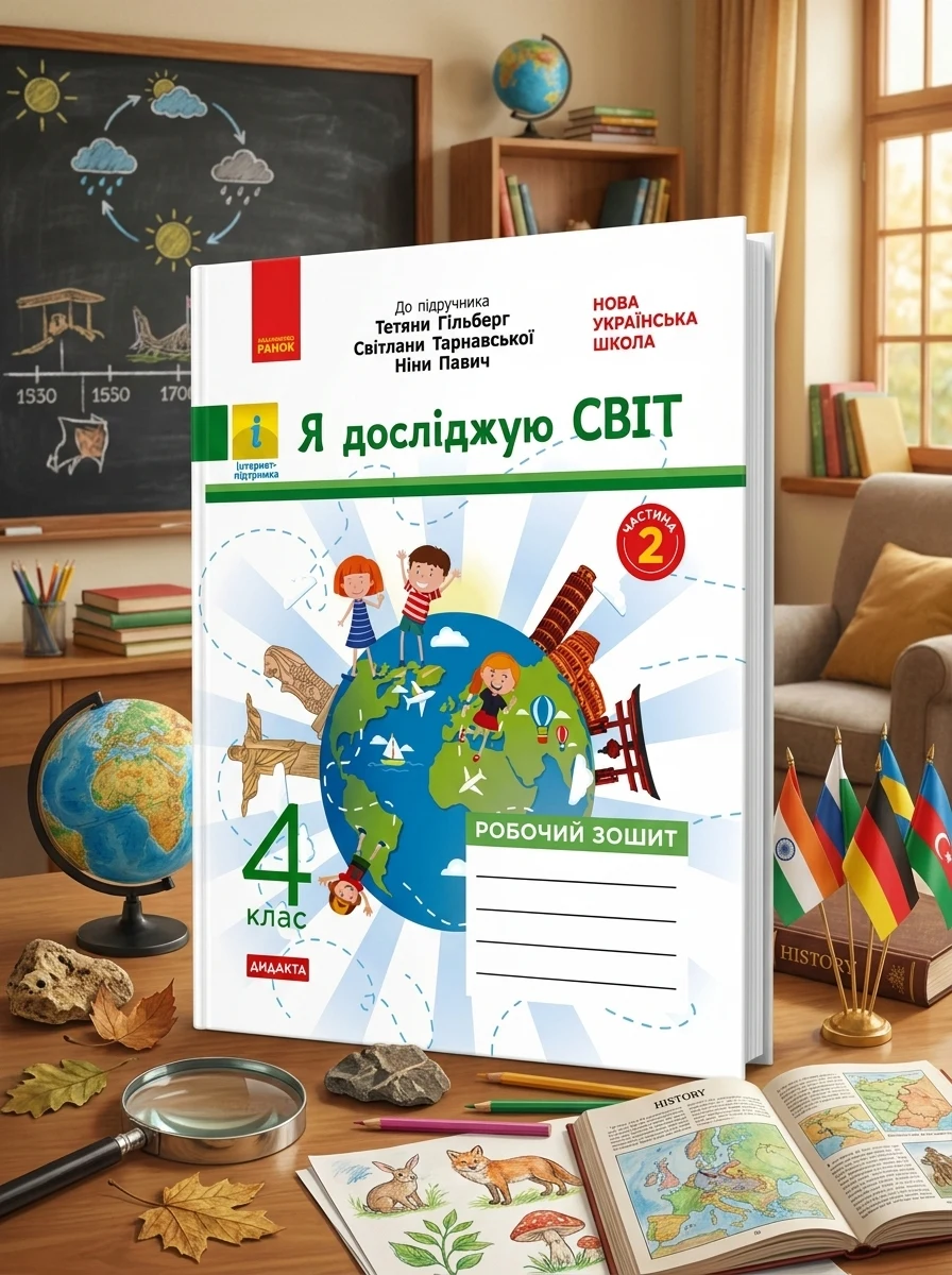 Я досліджую світ. 4 клас. Робочий зошит до підручника Т. Гільберг, С. Тарнавської, Н. Павич. У 2-х частинах. Частина 2 — Дитяча література