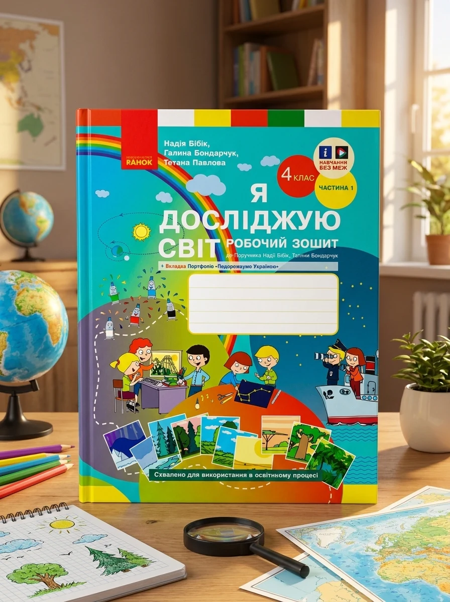 Я досліджую світ. 4 клас. Робочий зошит. У 2-х частинах. Частина 1. Оновлене видання