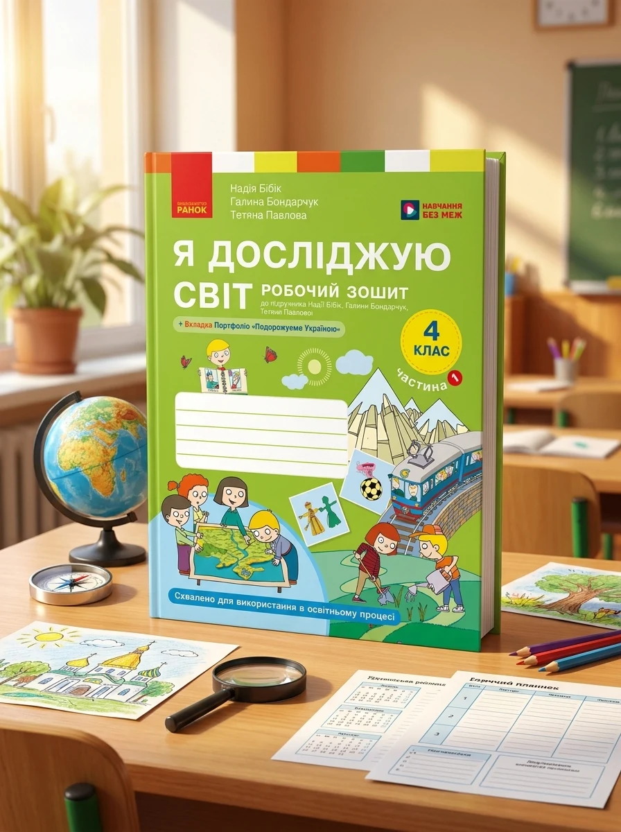 Я досліджую світ. 4 клас. Робочий зошит у 2-х частинах. Частина 1