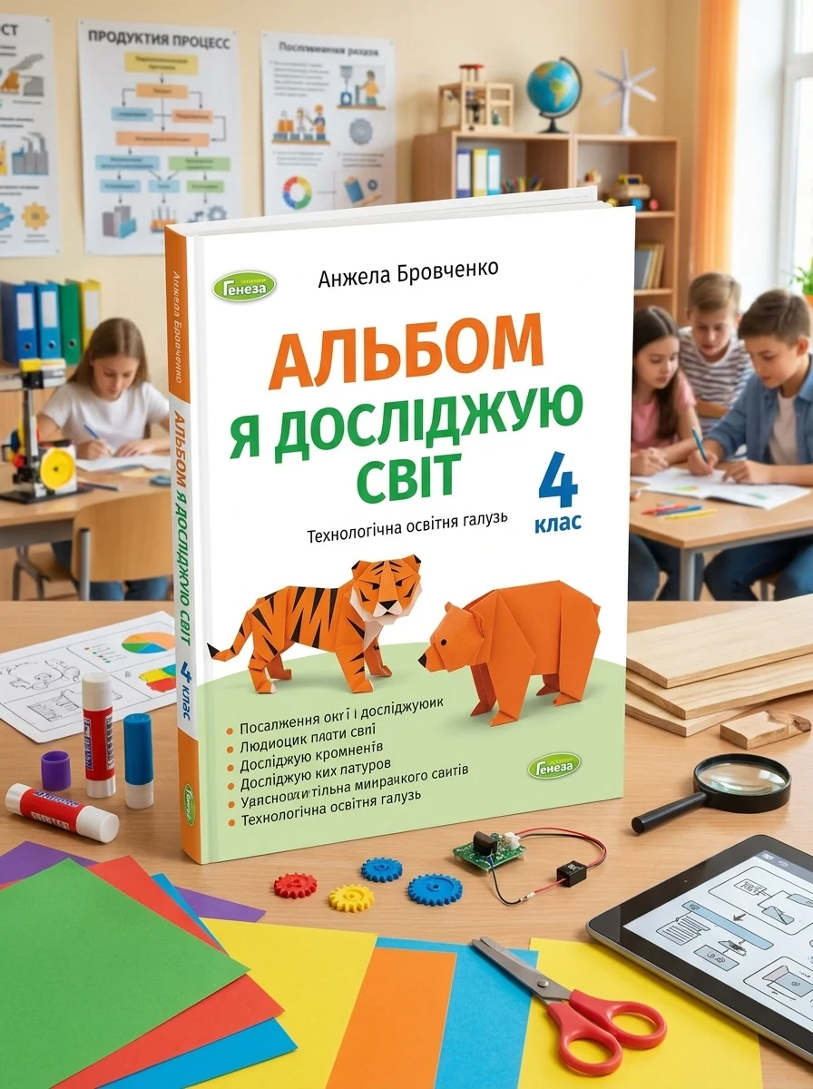 Я досліджую світ 4 клас. Технологічна галузь. Альбом — Дитяча література