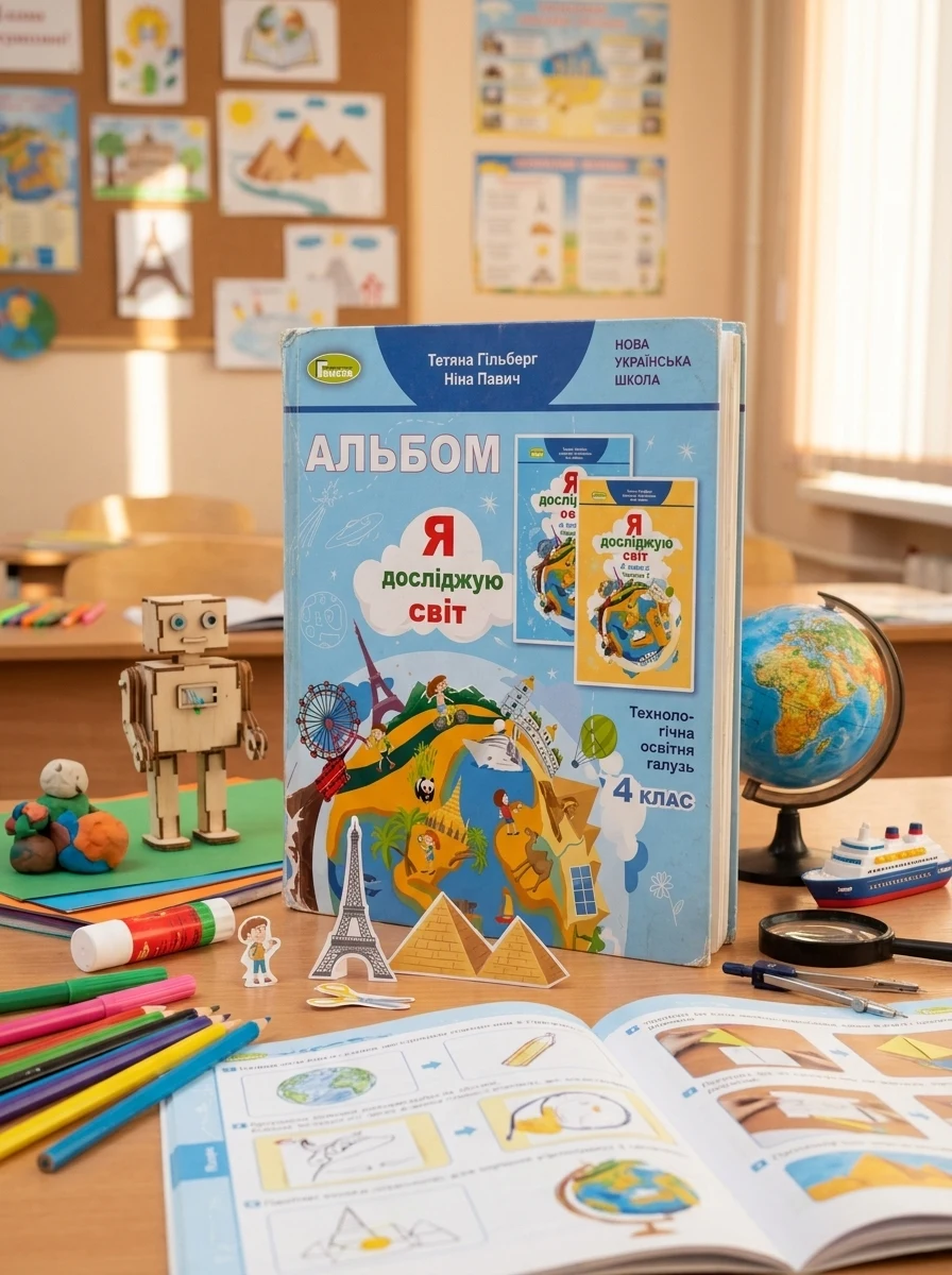 Я досліджую світ 4 клас. Технологічна освітня галузь. Альбом, Тетяна Гильберг, 2021 — Вивчення мов