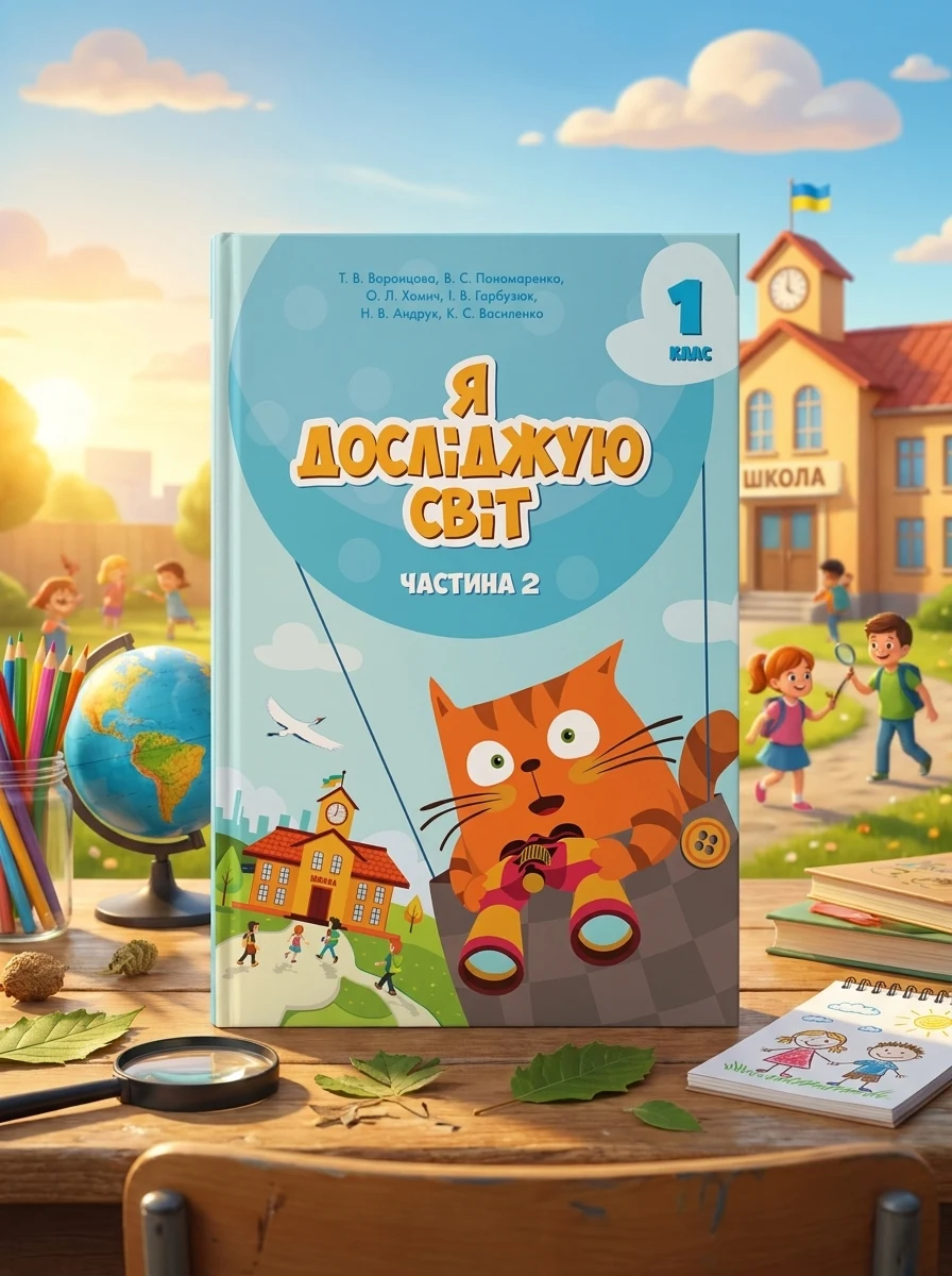 Я досліджую світ. Підручник. 1 клас. Частина 2 — Вивчення мов
