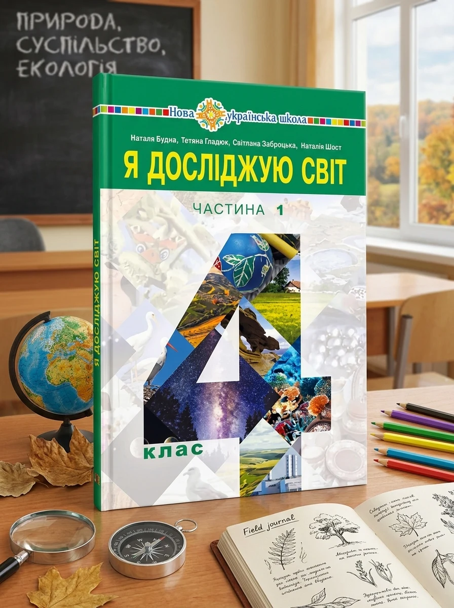 Я досліджую світ. Підручник. 4 клас. У 2-х частинах. Частина 1 — Вивчення мов