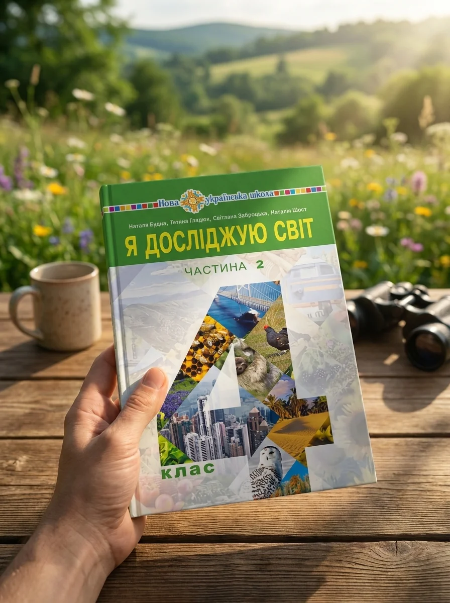 Я досліджую світ. Підручник. 4 клас. У 2-х частинах. Частина 2 — Наталя Будна, обкладинка