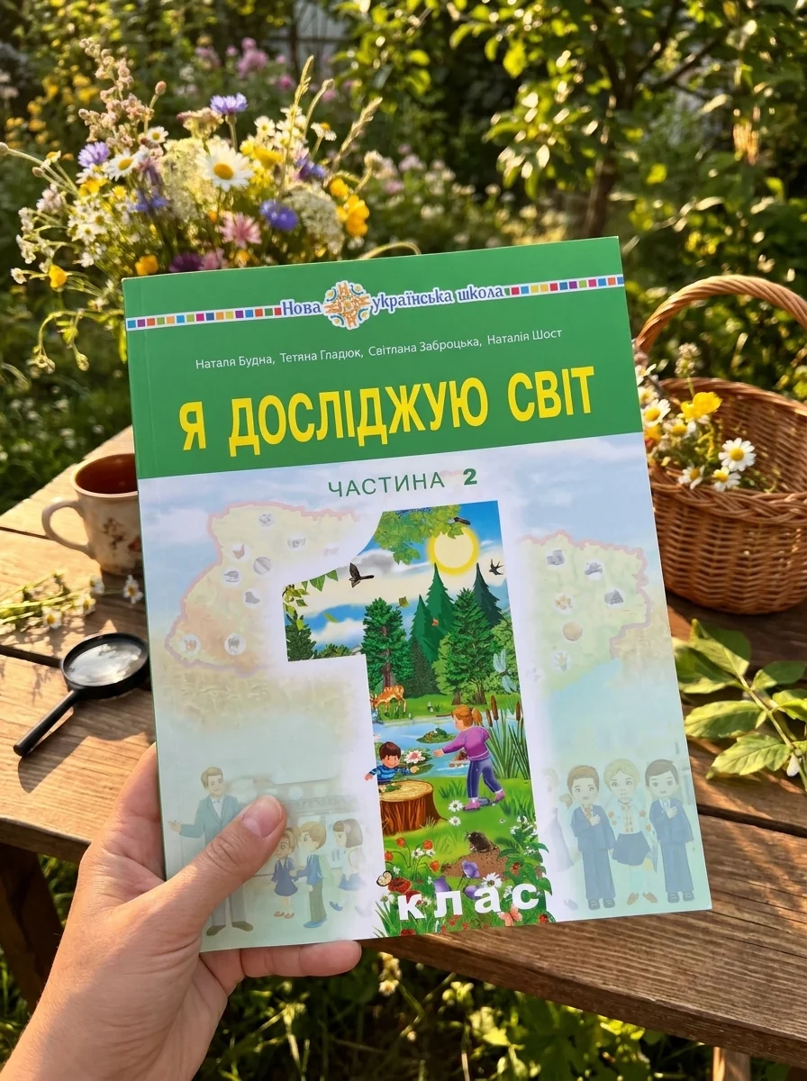 Я досліджую світ. Підручник інтегрованого курсу для 1 класу закладів загальної середньої освіти (у 2-х частинах) Частина 2 — Наталія Шост, обкладинка
