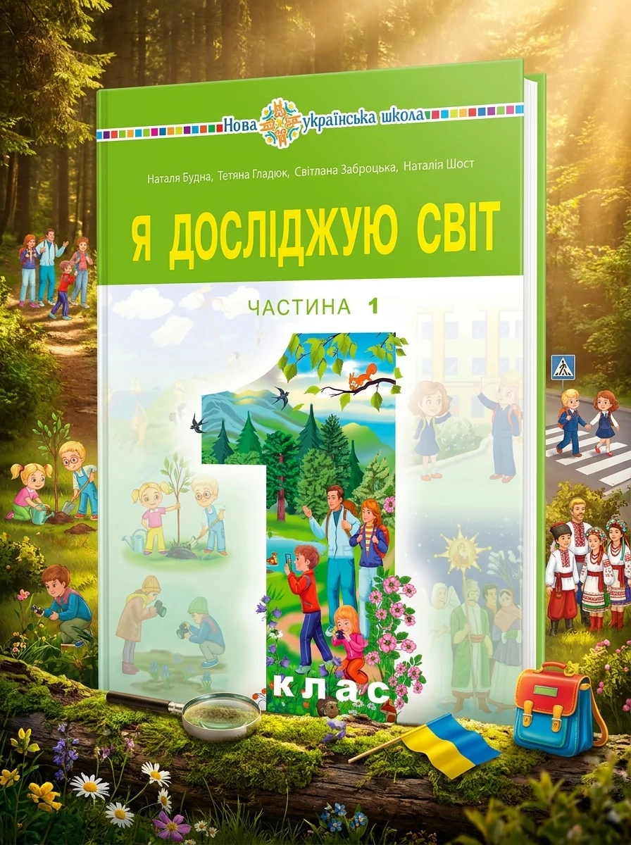 Я досліджую світ. Підручник інтегрованого курсу для 1 класу закладів загальної середньої освіти (у 2-х частинах). Частина 1 — Дім, сім'я, релігія
