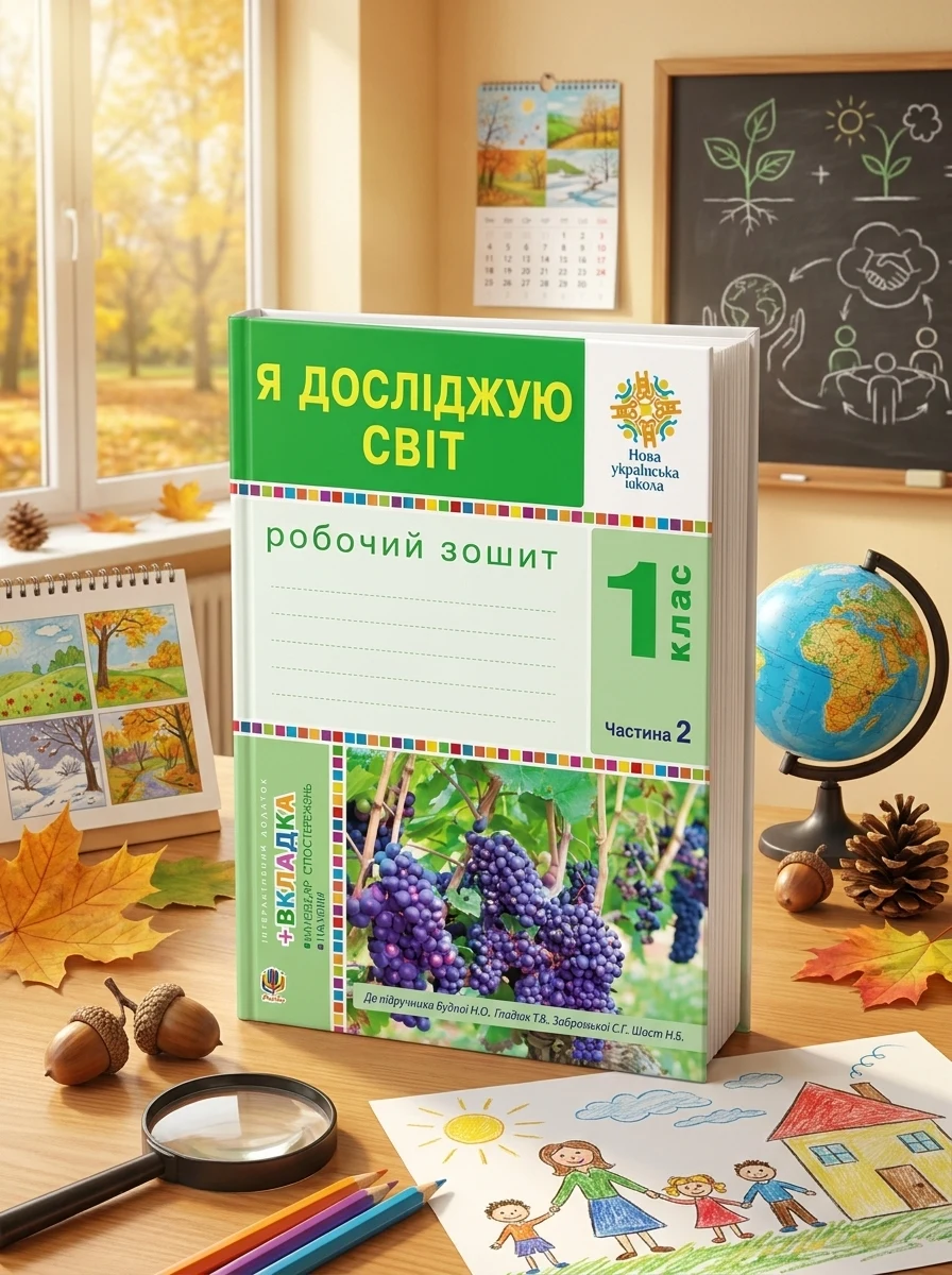 Я досліджую світ. Робочий зошит. 1 клас. Частина 2 — фото 2