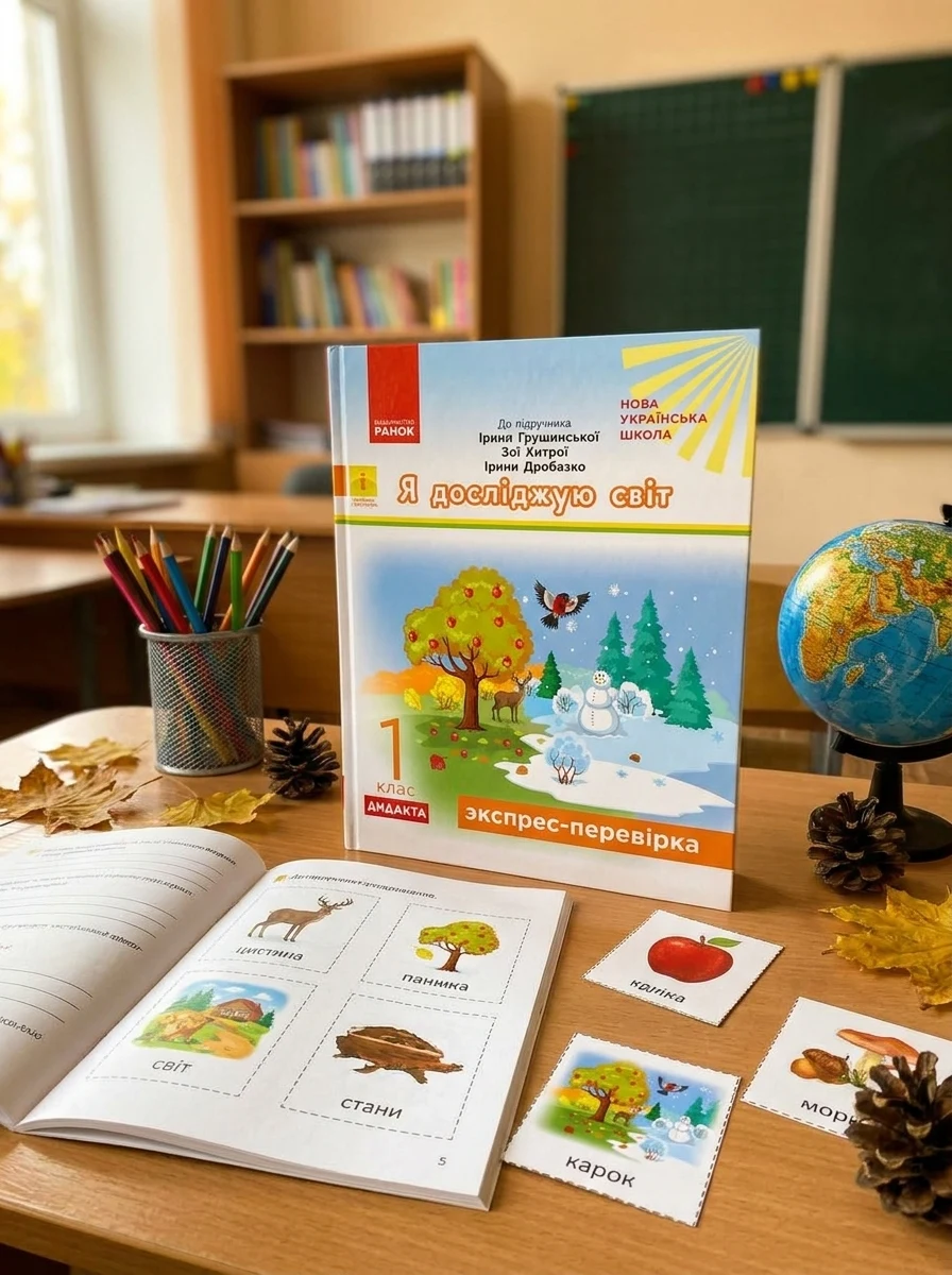 Я досліджую світ. Відривні картки до підручника Грущинська І., Хитра З., Дробязко І. 1 клас — Дитяча література