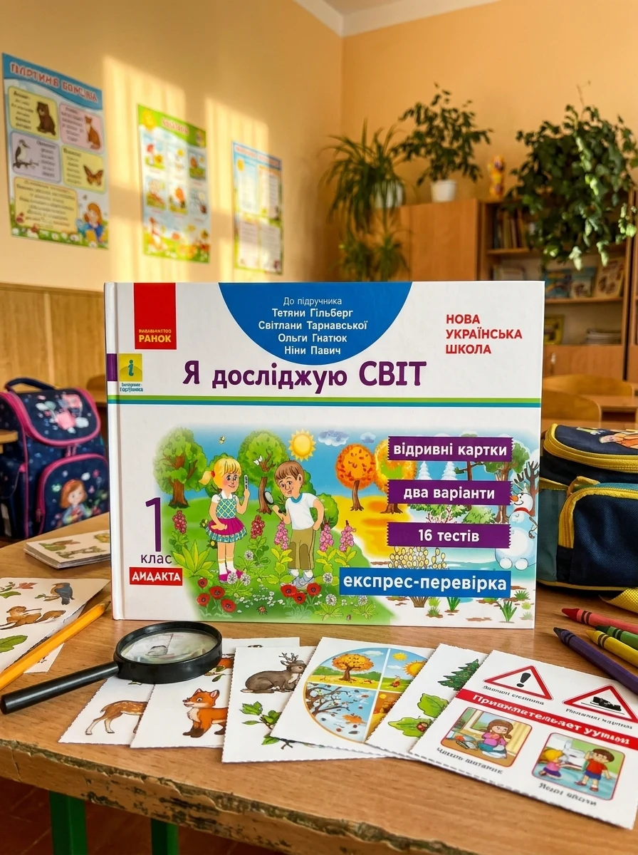 Я досліджую світ. Відривні картки до підручника Т. Гільберг, С. Тарнавської, О. Гнатюк, Н. Павич. 1 клас — Вивчення мов