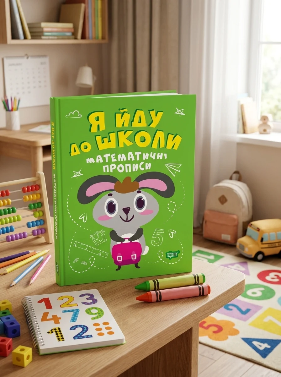 Я йду до школи. Математичні прописи