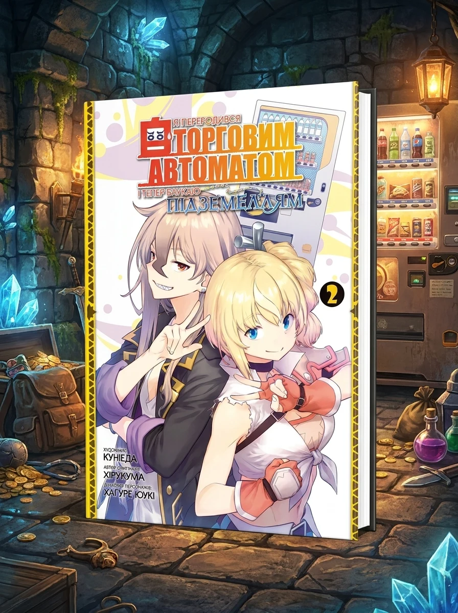 Я переродився торговим автоматом і тепер блукаю підземеллям. Том 2 — фото 2