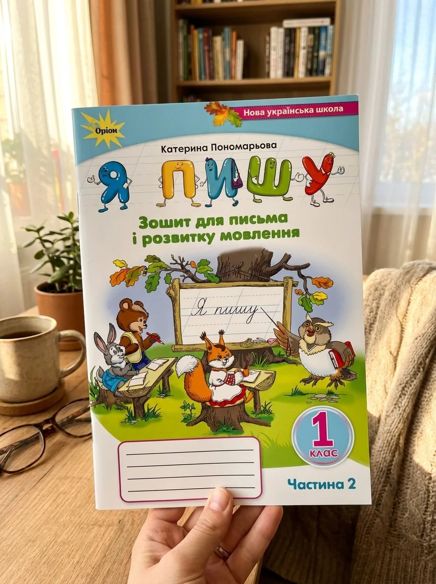 Я пишу 1 клас. Зошит для письма і розвитку мовлення. Частина 2 — Катерина Пономарьова, обкладинка