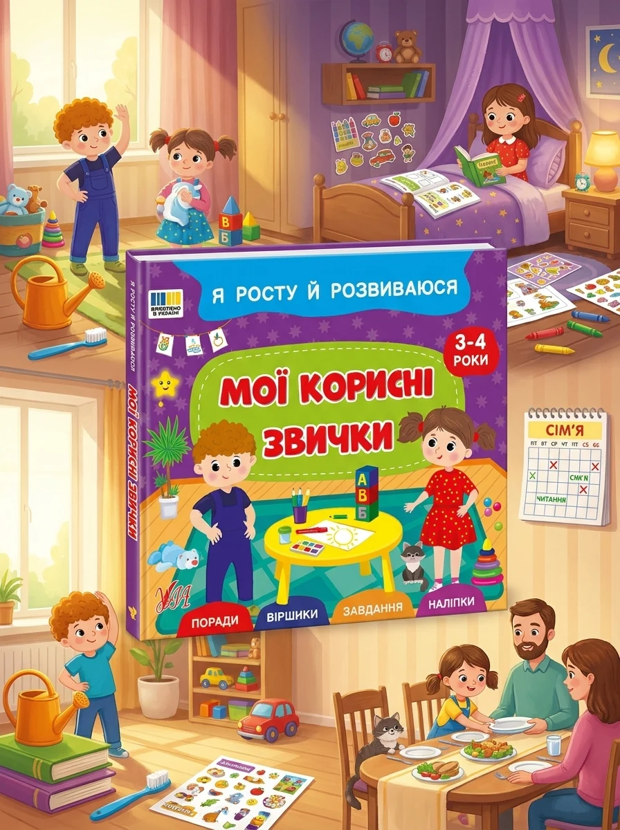Я росту і розвиваюсь Мої корисні звички 3-4 роки — Дитяча література