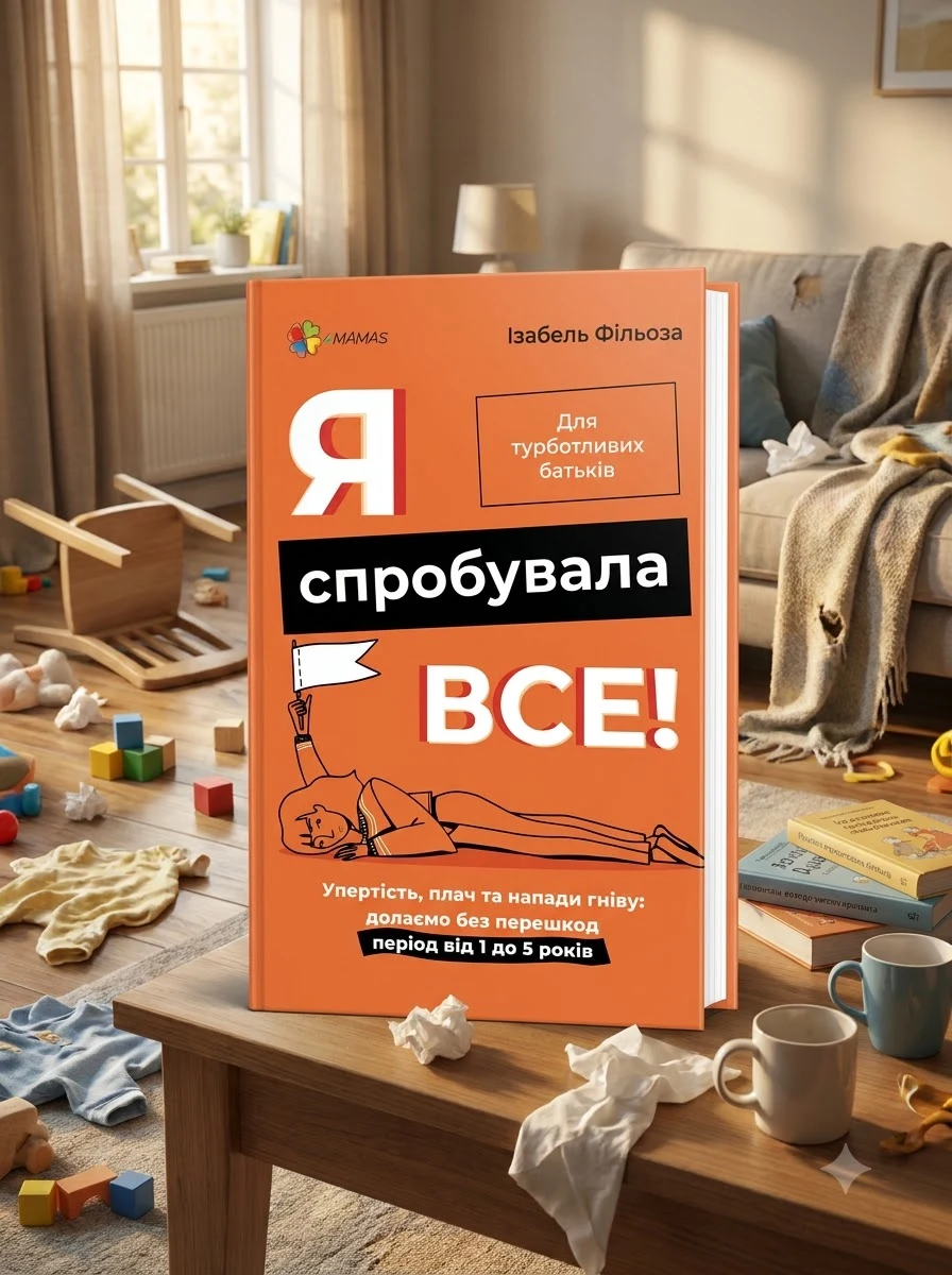 Я спробувала все! Упертість, плач та напади гніву: долаємо без перешкод період від 1 до 5 років — Изабель Филльоза, обкладинка