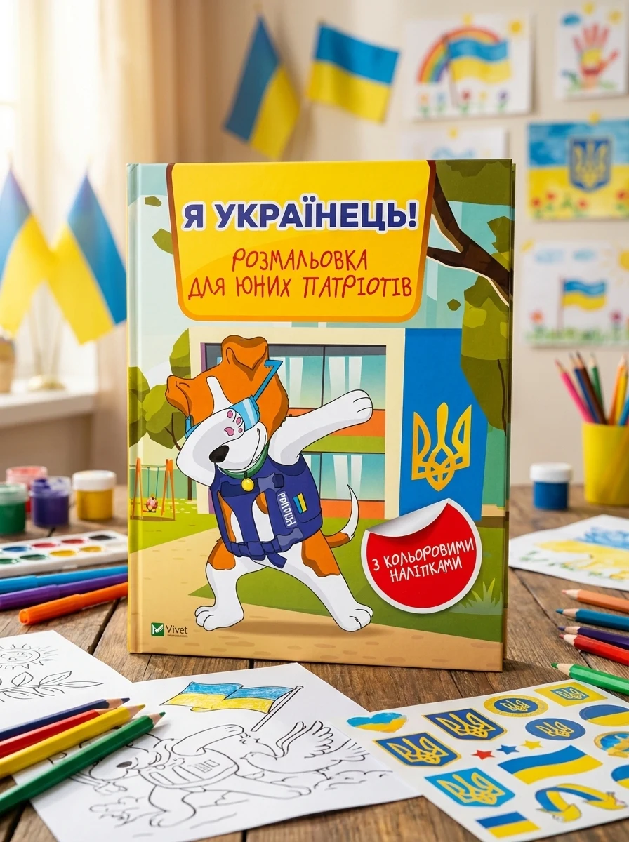 Я українець! Розмальовка для юних патріотів — Дитяча література